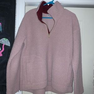 light pink fleece